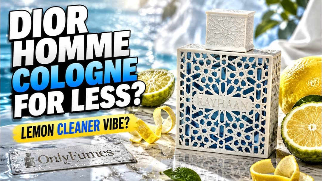 Rayhaan Azul Review - Dior Homme Cologne Inspired But Too Lemon Cleaner? #rayhaan #cologne