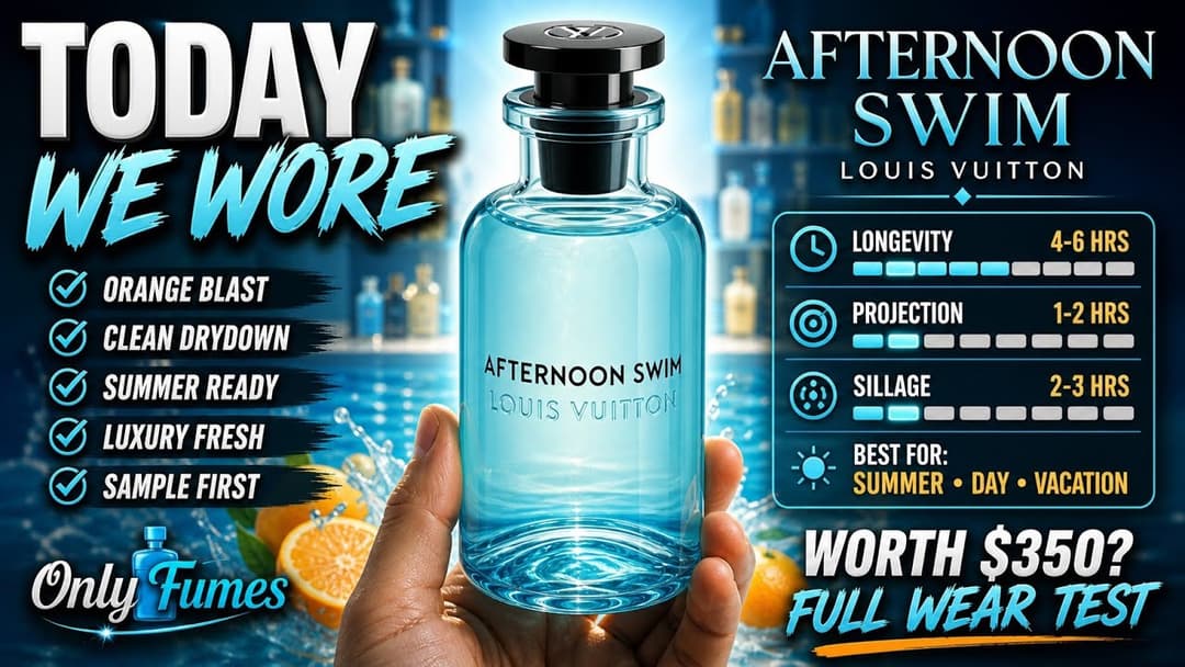 Louis Vuitton Afternoon Swim Today We Wore Full Wear Review #louisvuitton #fragrance #cologne