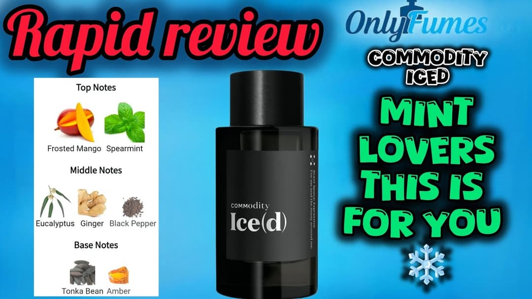 RAPID REVIEW| Commodity Ice(d) #commodity #mensperfume #fragrance #review #perfume #cologne 