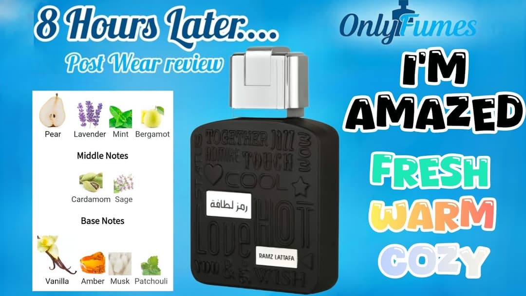 JPG Utra Male but more MAN | Ramz Silver by Lattafa | Post Wear Review #fragrance 