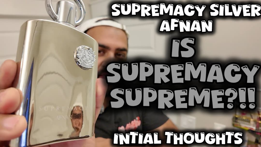 INITIAL THOUGHTS| Supremacy Silver Afnan #afnan #fragrance #cologne #perfume 