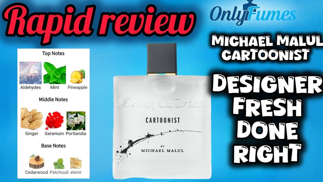 RAPID REVIEW| Michael Malaul Cartoonist #fragrancereview #fragrance #cologne #perfume #review 