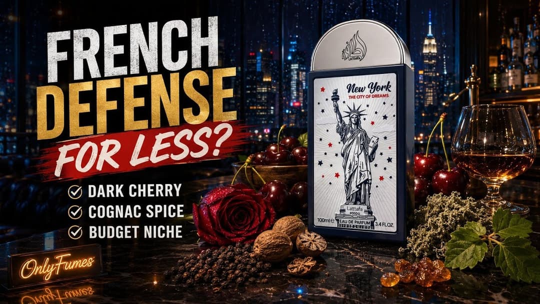 Lattafa New York The City of Dreams Review - French Defense Vibes for Less? #lattafa #fragrance 
