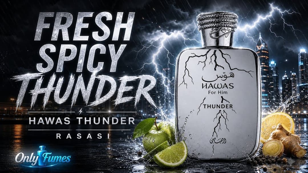 Rasasi Hawas Thunder Review - Fresh Spicy Lightning? #rasasihawas #perfume #cologne #fragrance