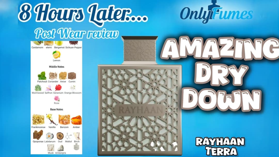 POST WEAR REVIEW| Rayhaan Terra #rayhaan #fragrance #mensperfume #cologne #scents #smellgood 