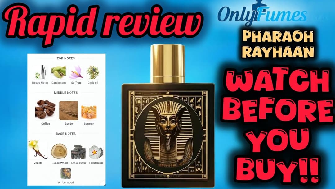 Rayhaan Pharaoh Rapid Review - Watch Before You Buy!! #rayhaan #cologne #fragrance