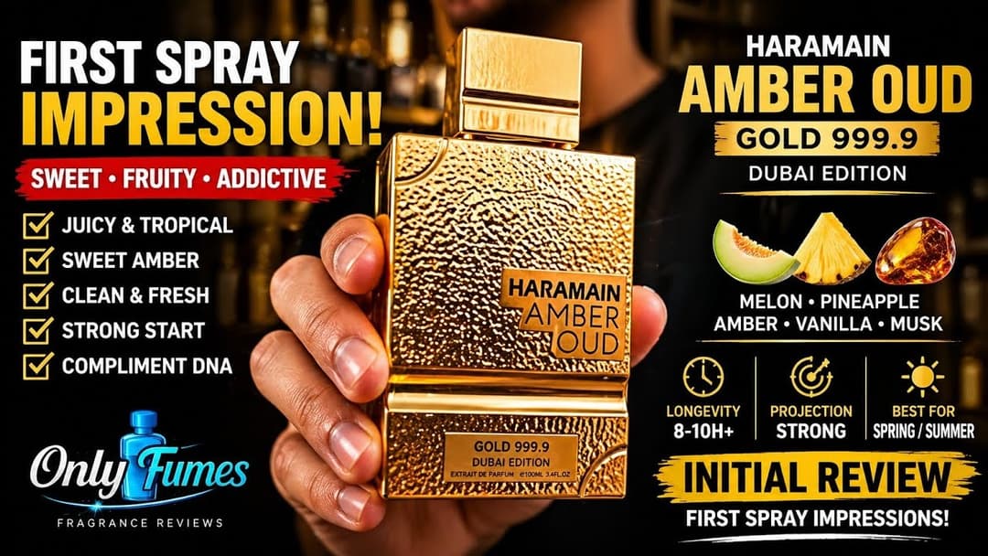 Al Haramain Amber Oud Gold 999.9 Dubai Edition Initial And Post Wear Review #perfume #cologne