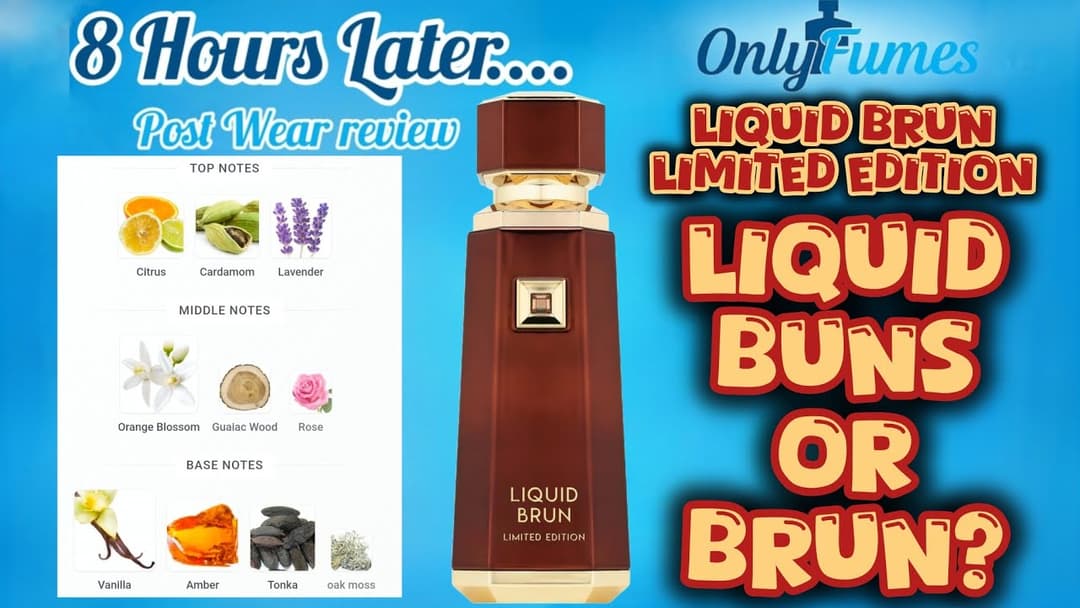 Liquid Brun Limited Edition Dry Down & Post Wear Review | Full Wear Test #fragrance #frenchavenue