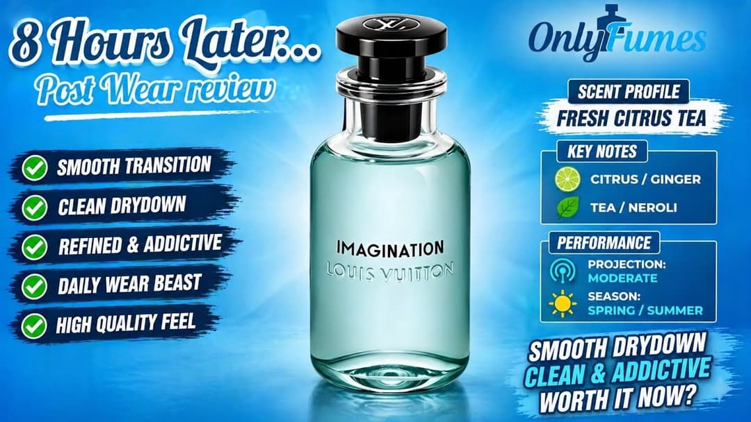 Louis Vuitton Imagination Dry Down & Post Wear Review #cologne #fragrance #perfume #louisvuitton 