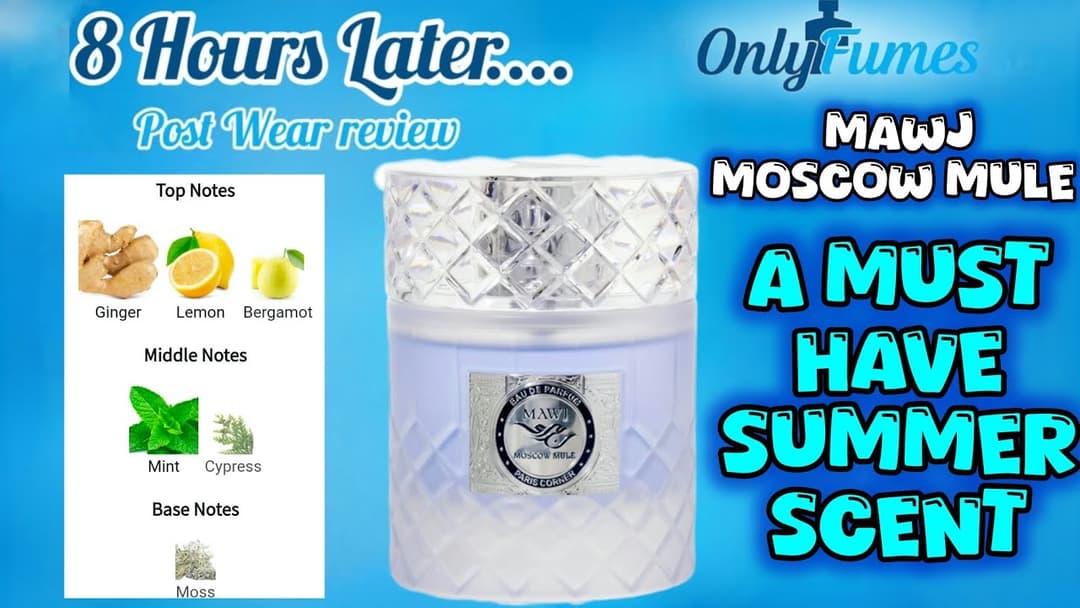 POST WEAR REVIEW| Mawj Moscow Mule Paris Corner #pariscornerperfumes #fragrance #cologne #review 