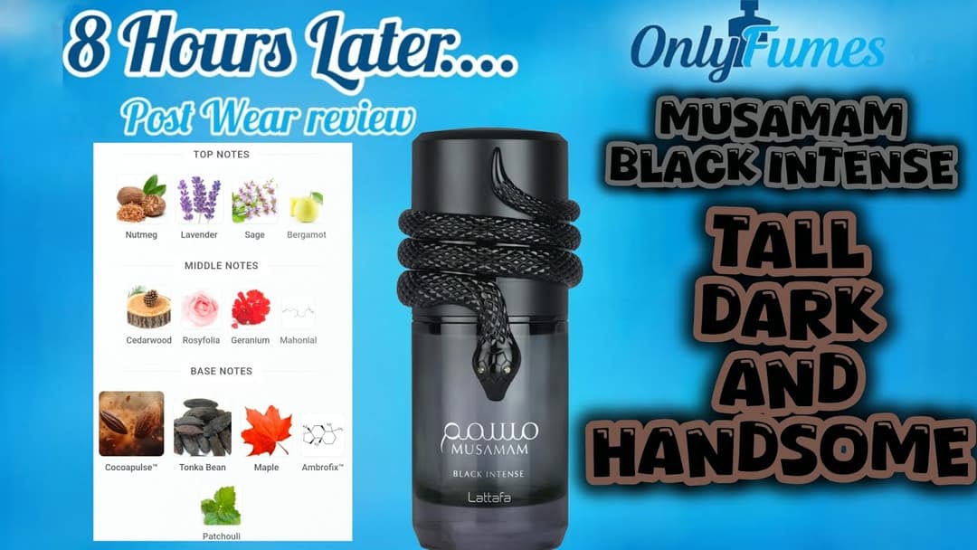 Musamam Black Intense Lattafa Dry Down & Post Wear Review | Performance Breakdown #lattafa #cologne