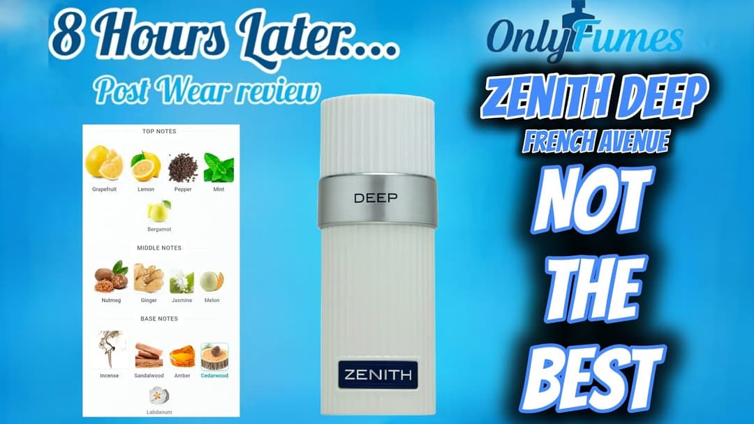 French Avenue Zenith Deep Dry Down & Post Wear Review #fragrance #frenchavenue #cologne #perfume