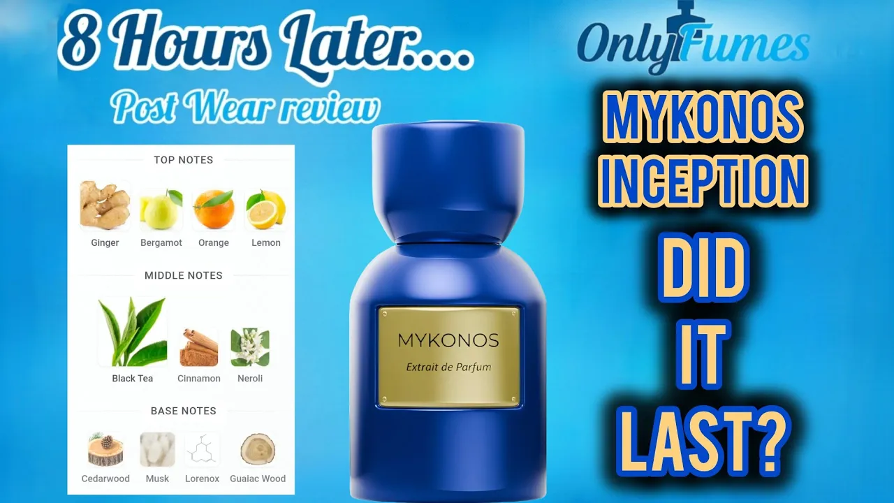 Inception Mykonos Dry Down & Post Wear Review - Did It Last? #fragrance #cologne #mykonos