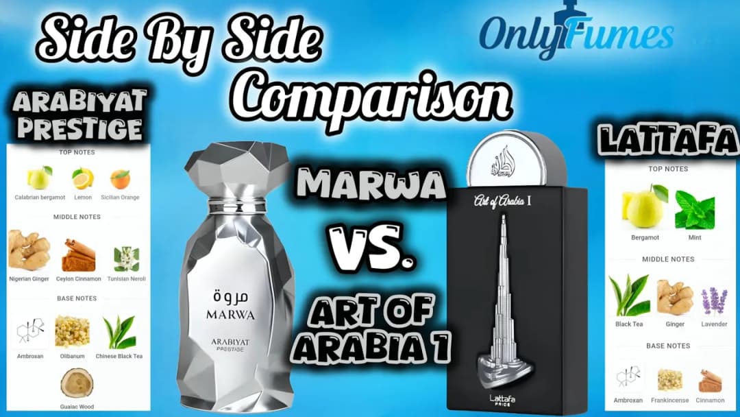 Lattafa Art of Arabia I vs Arabiyat Prestige Marwa | The Better Fresh Spicy Fragrance?